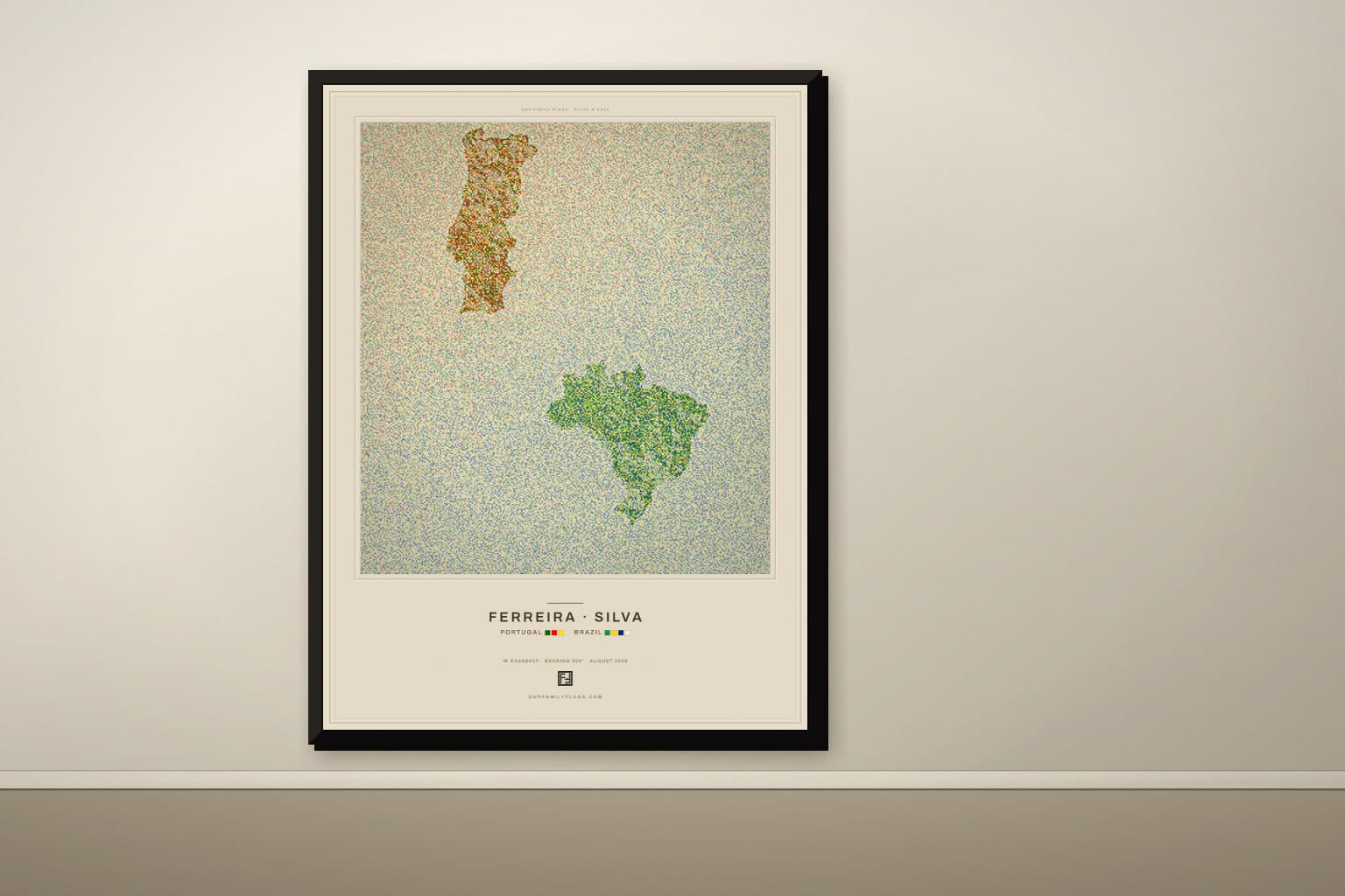 Portugal and Brazil print