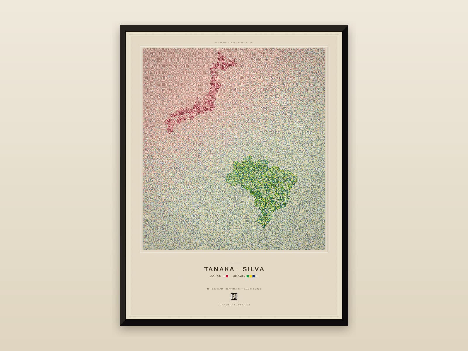 Japan and Brazil print