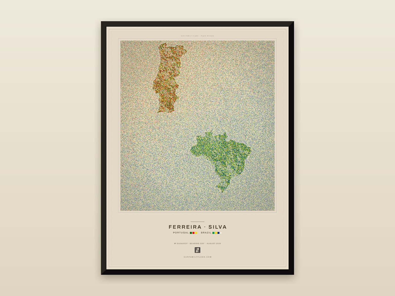 Portugal and Brazil print